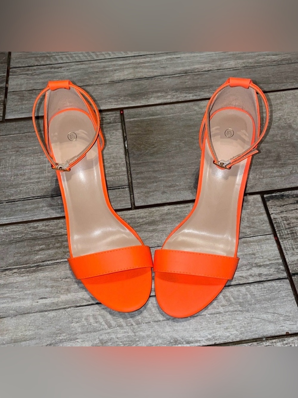 COASIS Chunky Block Heels Open Toe Ankle Strap 3.5 Inch Heeled Sandals 8 1/2